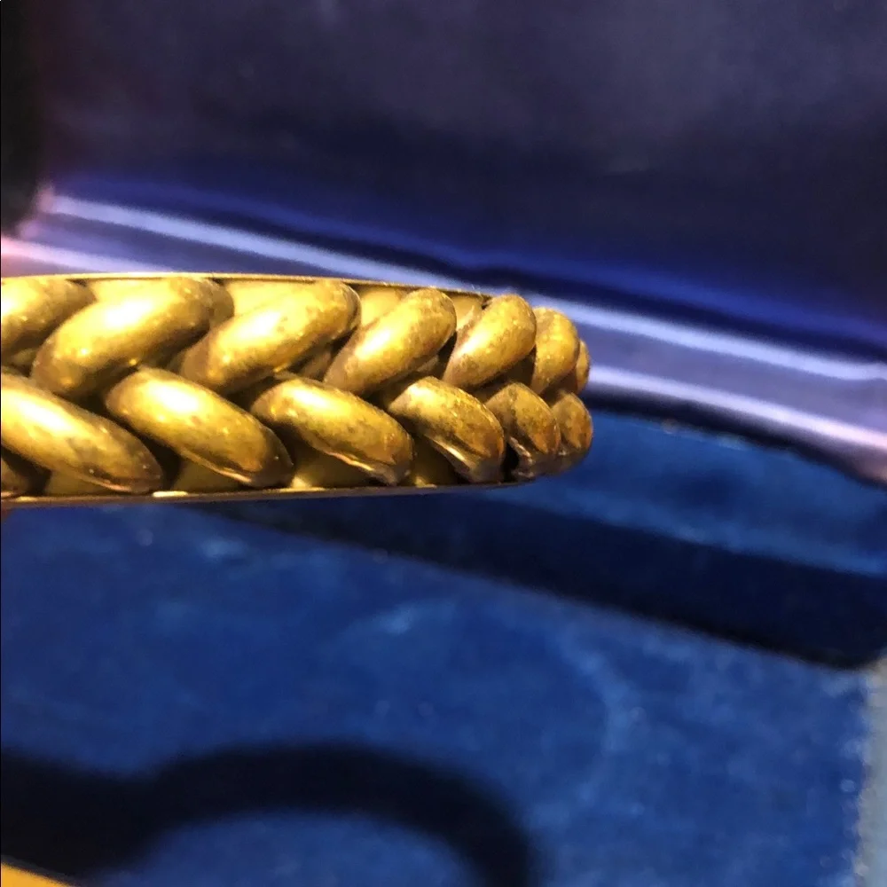 ⚡️Classic Men’s Braided Metal Cuff Bracelet - Brass